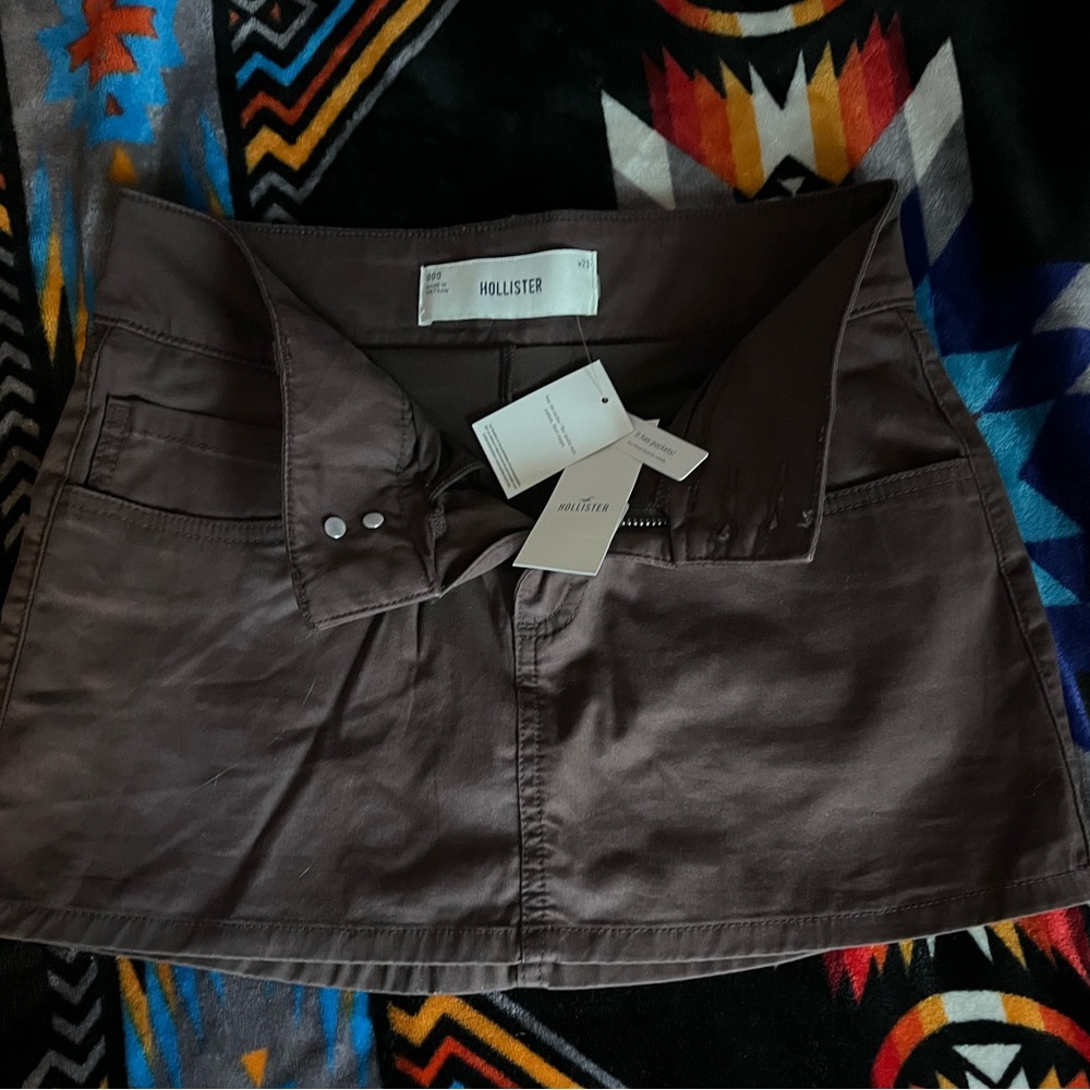 Hollister Dark Brown Skirt